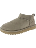 Ugg Women's Classic Ultra Mini Suede Ankle Boots with Wool Lining