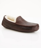Ugg Men's Ascot Leather Slippers in China Tea/Brown, Size 7