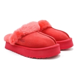 Ugg Women's Hibiscus Pink Platform Slippers, Size 12