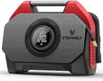 Portable Cordless Tire Inflator Air Compressor, 160 PSI Pump for Car Tires with Battery