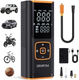 Portable Cordless Air Compressor with Pressure Gauge - 180 PSI Tire Inflator for Car, Bike, Balls