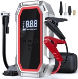 Portable Car Battery Jumper (12V) 5000A Jump Starter with Air Compressor
