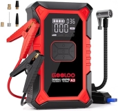 Portable Car Jump Starter with Air Compressor & Tire Inflator - 3000A Booster, 12V Lithium Battery Jumper