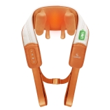 Cordless Neck and Back Massager with Heat - 4D Shiatsu Pain Relief - Ideal Gift for Her - Orange