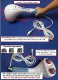 TheraRub Double Head Electric Massager with Long 14-Foot Power Cord