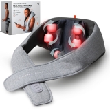 Rechargeable Realtouch Shiatsu Massager with Warming Heat - Best for Neck, Back, Shoulders, Feet, Legs
