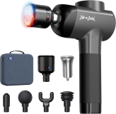 Bob and Brad X6 Pro Max Massage Gun - Heat-Cold Therapy, Deep Tissue Massager with 6 Heads