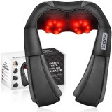 WERTYI Shiatsu Back and Neck Massager with Heat - Pain Relief Deep Tissue Massage - Best Gift