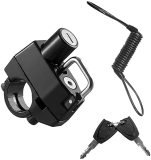 KVAEY Motorcycle Helmet Lock & Cable Set for Theft Prevention - 2 PCS
