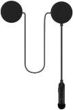 JZAQ Waterproof Bluetooth Motorcycle Helmet Headset - Hands-Free Music & Calls, Automatic Answering, 60-Hour Playtime