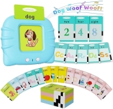 Aullsaty Interactive Toddler Flash Cards for Ages 1-6: Autism Sensory Learning Toy with 248 Sight Words