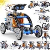 STEM Solar Power Robot Toy Kit for Ages 8-12, DIY Science Experiment Set, Birthday Gift for Boys & Girls