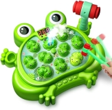 Whack A Frog Game for 2-5 Year Old Boys | 5 Modes, 45 Levels, Light-up | Baby Toy for Early Learning