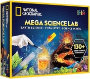 National Geographic Mega Science Lab - Kids Science Kit with 130+ Experiments, Earth Science, Chemistry Set, Science Magic - Amazon Exclusive