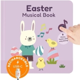 Cali's Books Easter Nursery Rhymes Musical Book - Easter Basket Stuffers for Toddlers
