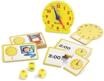 Montessori Clock Set - 41 Pieces, Age 5+, Teaching Time, Homeschool Supplies