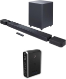 JBL BAR-1300X Soundbar with Subwoofer & Surround Speakers + 7S-PS4-US1 Power (2022)