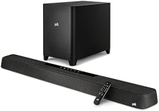 Polk Audio MagniFi Max AX 5.1.2 Sound Bar with Wireless Subwoofer, Dolby Atmos & DTS:X, VoiceAdjust & SDA, Easy Setup - Black
