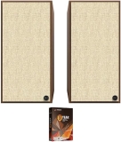 Klipsch The Nines Walnut 240W Powered Speaker Pair with 8" Woofer - Amber Protection Plan