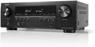 Denon AVR-S570BT 5.2 Channel AV Receiver - 8K Ultra HD, Enhanced Gaming, Bluetooth Streaming, 8K HDMI Inputs