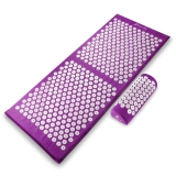 Prosourcefit Acupressure Mat & Pillow Set for Back & Neck Pain Relief, Muscle Relaxation - Blue