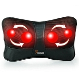 VIKTOR JURGEN Shiatsu Massage Pillow with Heat for Neck, Shoulder, and Back – Home/Car/Office