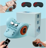 Neuralife Neck Massager 2025 with Heat, 3 Modes & Portable Design - Cervical Traction Device for Back, Neck & Shoulder"