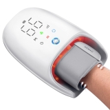 KNQZE Touchscreen Hand Massager for Arthritis Pain Relief - Cordless with Heat, Compression, Kneading - 6 Modes & Intensities