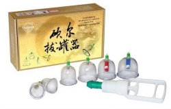 Shuo Er Shaferule Cupping Set - Set of 6 Cups for Body Massage