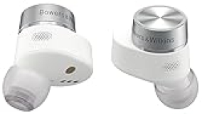 Bowers & Wilkins Pi7 S2 Wireless Earbuds - Active Noise Cancellation, aptX, Crystal-Clear Calls, Bluetooth - Canvas White