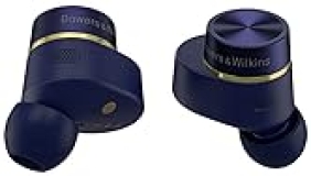 Bowers & Wilkins Pi7 S2 True Wireless Earbuds - Active Noise Cancellation, Qualcomm aptX, Crystal-Clear Calls & Quick Charging - Midnight Blue