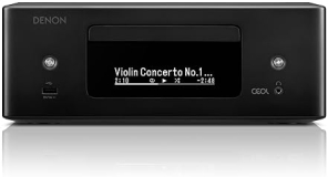 Denon RCD-N12 Bluetooth CD Player with AM/FM Radio, Wi-Fi, Alexa, Gaming Console TV Support'