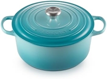 Le Creuset 7.25 qt. Enameled Cast Iron Round Dutch Oven in Caribbean Blue