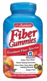 Vitafusion Fiber Gummies Supplement - Peach, Strawberry, Blackberry Flavors - 90 Count x 4