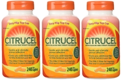 Citrucel Fiber Therapy Caplets for Regularity - 240 Count (Pack of 3)
