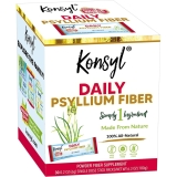 Konsyl Daily Psyllium Fiber Stick Packs - Convenient On-The-Go Fiber Supplement - 30 Packets