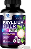 Nature's Peak 1500mg Psyllium Husk Capsules - Vegan Fiber Supplement for Digestive Health - Non-GMO, Plant-Based - 60 Capsules