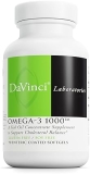 DaVinci Labs Omega-3 1000 Dietary Supplement for Cholesterol & Immune Support - 90 Enteric Coated Softgels"