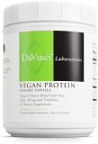 DaVinci Labs Vegan Protein Powder for Muscle Repair - Pea & Flax Seed - Creamy Vanilla 15 Servings