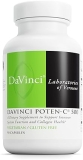 DaVinci Labs Poten-C 500 Immune Support Supplement - Vitamin C, Calcium, Magnesium - Vegetarian - Gluten-Free - 90 Tablets"