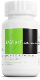 DaVinci Labs Iron Bis-Glycinate Capsules - Vegan Iron Supplement - Supports Hemoglobin & Energy with Vitamin C - 60 ct