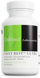 DaVinci Labs Daily Best Ultra Supplement for Heart & Bone Health - B Vitamins, Minerals, CoQ10 - 60 Caps