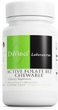 DaVinci Labs Active Folate B12 Chewables - Heart Health & Energy Support - 60 Tablets