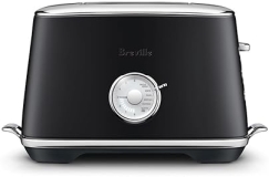 Breville Luxe Toaster 2 Slice BTA735BTR in Black Truffle Finish