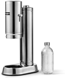 Aarke Carbonator Pro Premium Sparkling Water Maker with Glass Bottle - Stainless Steel