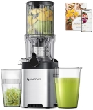 AMZCHEF Cold Press Juicer with Large Feed Chute for Whole Fruits & Vegetables
