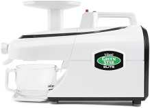 Tribest Greenstar GSE-5000 Elite Juicer - Slow Masticating, Jumbo, White