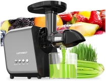 Caiwei Cold Press Masticating Juicer for Vegetables & Fruits, BPA-Free, Easy to Clean, Reverse Function'