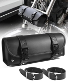 UBOG Leather Motorcycle Handlebar Tool Bag - Stylish and Practical
