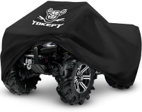 TOKEPT 82" ATV Cover | Heavy Duty Waterproof Oxford Fabric | 4 Wheeler Quad Cover | Kawasaki Honda Polaris Yamaha | 82''L x 47''W x 45''H